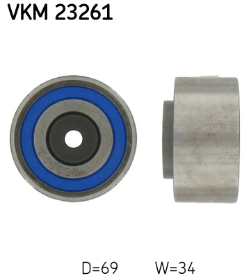 SKF Vezetőgörgő, vezérműszíj VKM23261_SKF